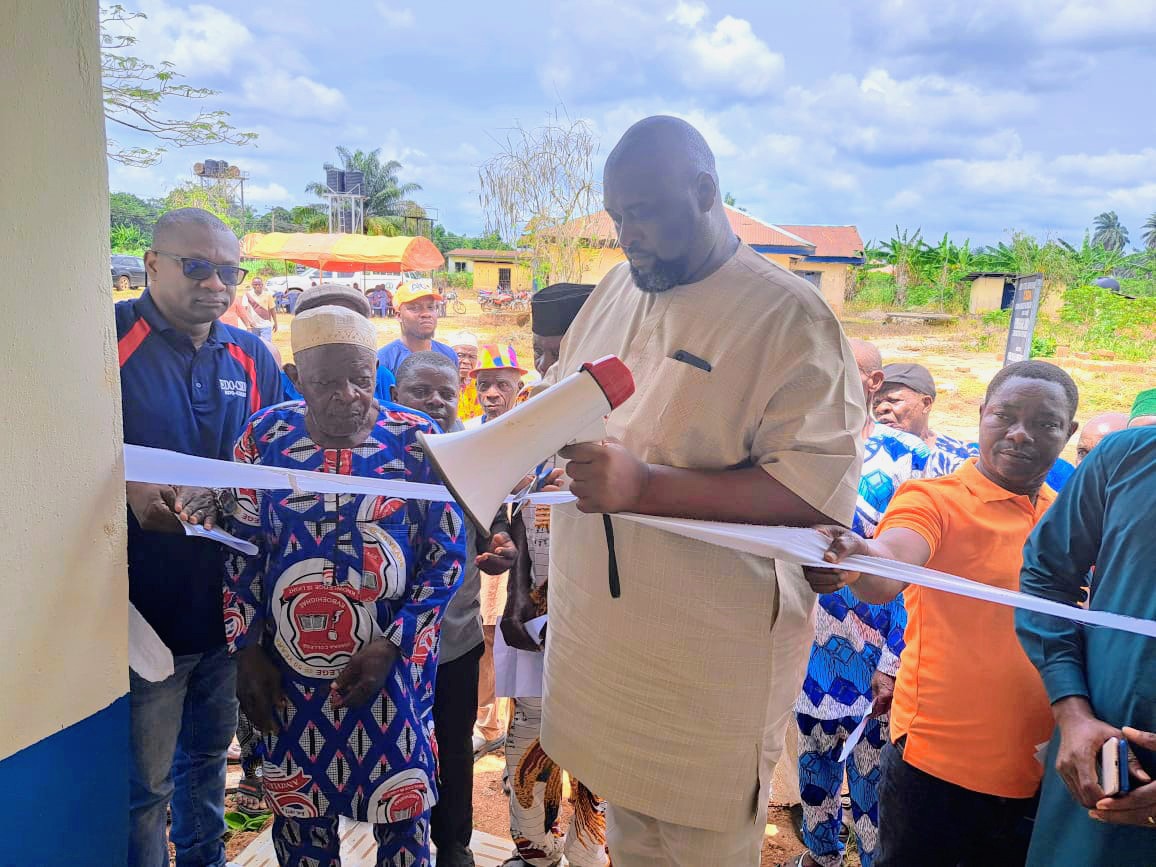 Nehikhare Commissions Healthcare Staff Quarters, Borehole In Evboehighae