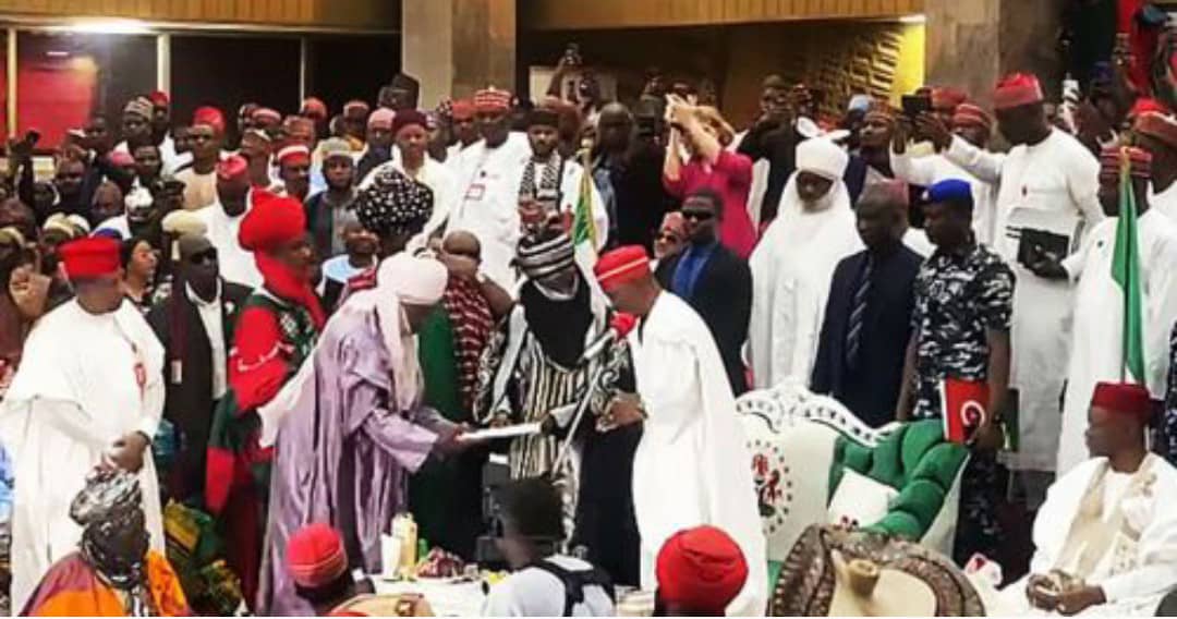 Sanusi Receives Appointment Letter, Turbaned As The 16th Emir Of Kano