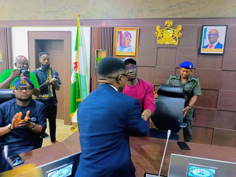 Gov Okpebholo Swears-In SSG, Commissioner Within 24hrs