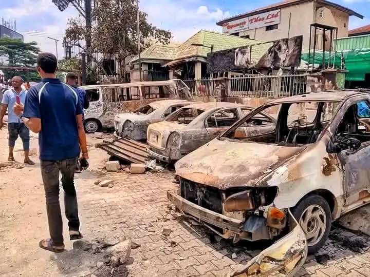 Inferno Engulfs Rivers Gas Station: Cars, Buildings Reduced to Ashes