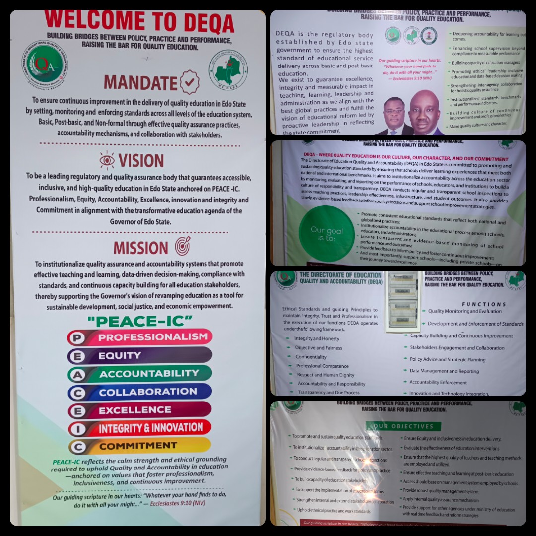 Edo Govt. Unveils the Mandate, Vision, and Mission of DEQA