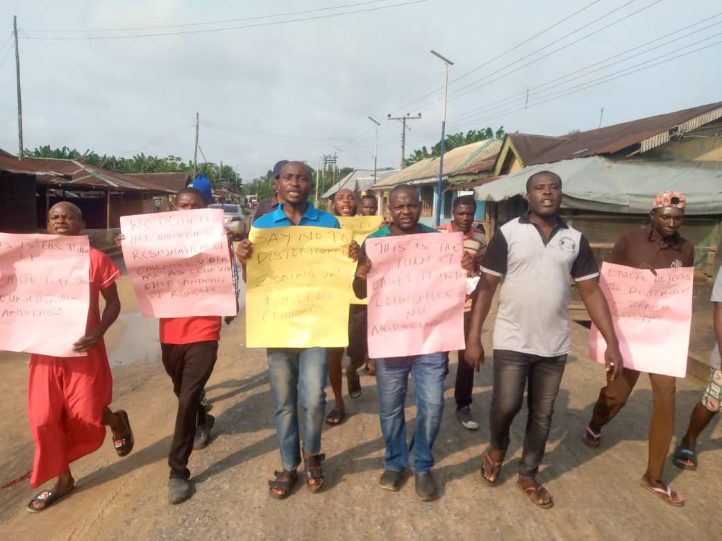 Protest Rocks Rivers as Youths Urge PDP to Adhere to Zoning Formula