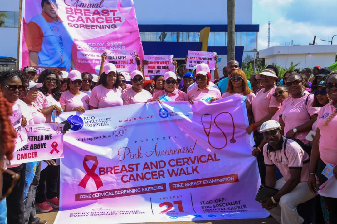 Walking for a Cause: Edo State Promotes Breast Cancer Awareness
