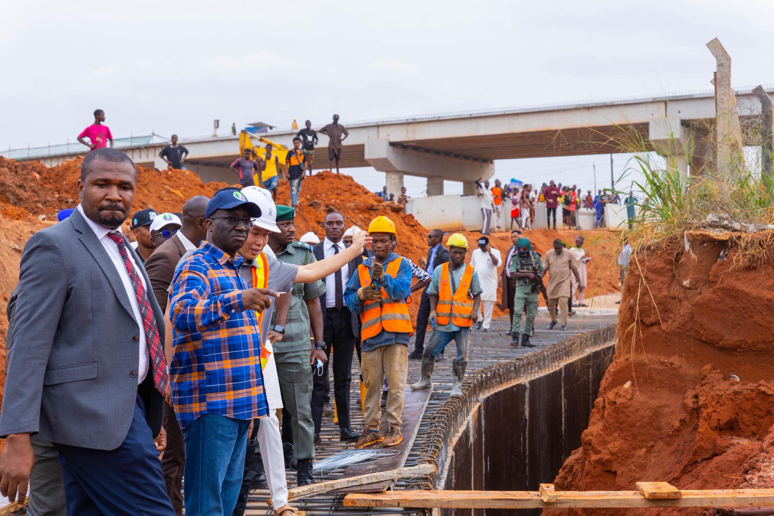 Hope Rises in Ikpoba Hill as Okpebholo Inspects Flyover Project