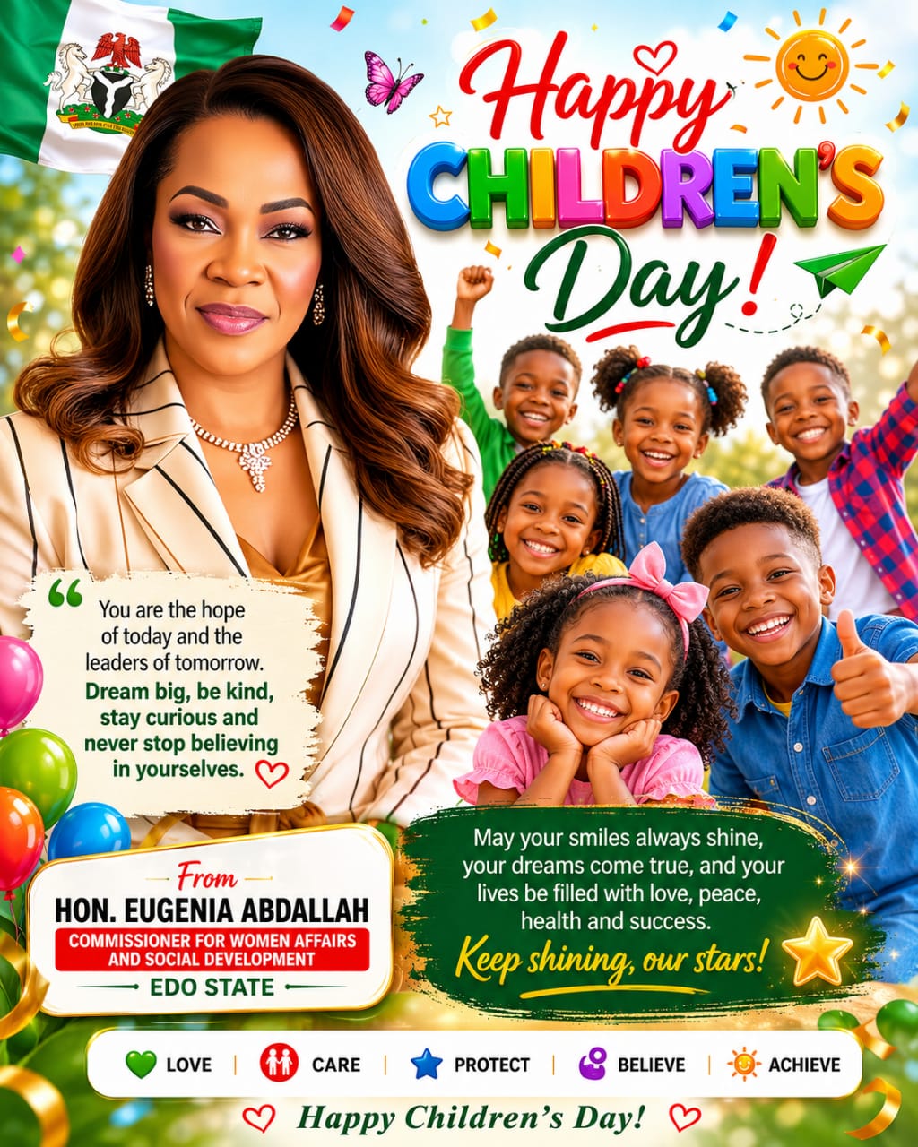 2026 Children’s Day: Edo Govt Advocates Equal Opportunities for Every Child