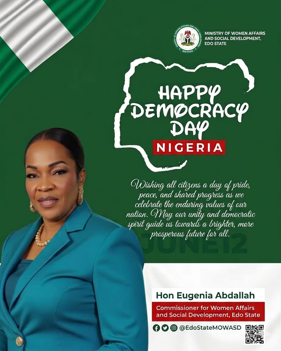 Democracy Day: Abdallah Hails Tinubu, Okpebholo, Urges National Unity