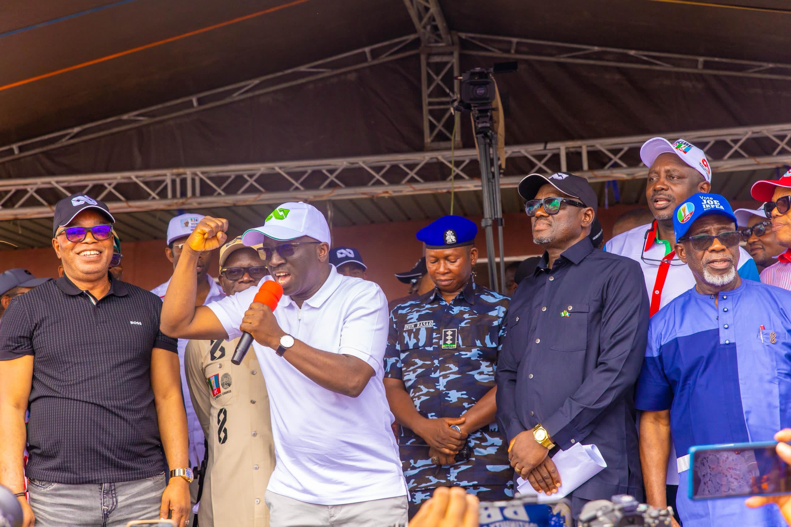 Okpebholo Vows to Restore Security, Return Farmers to Their Farms as APC Flags Off Edo Central Campaign