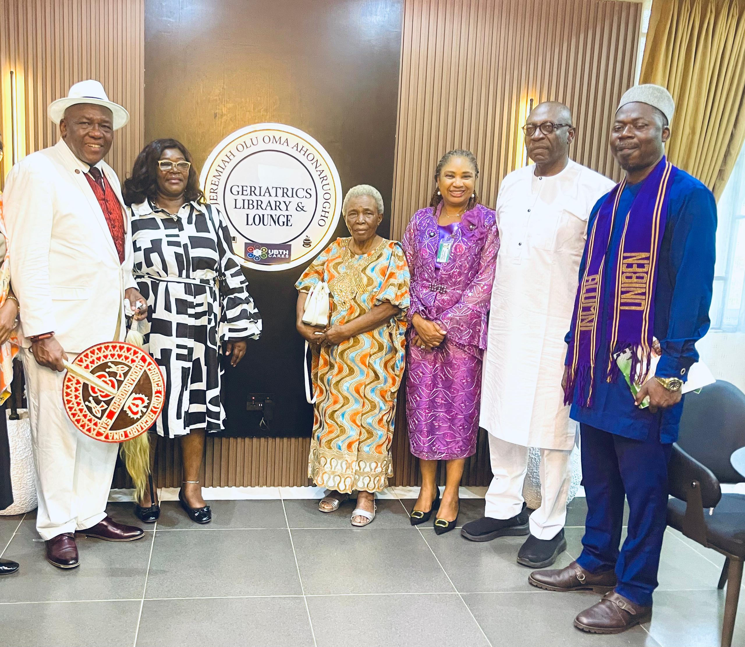 Ahonaruogho Family Donates Modern Geriatrics Library and Lounge to UBTH