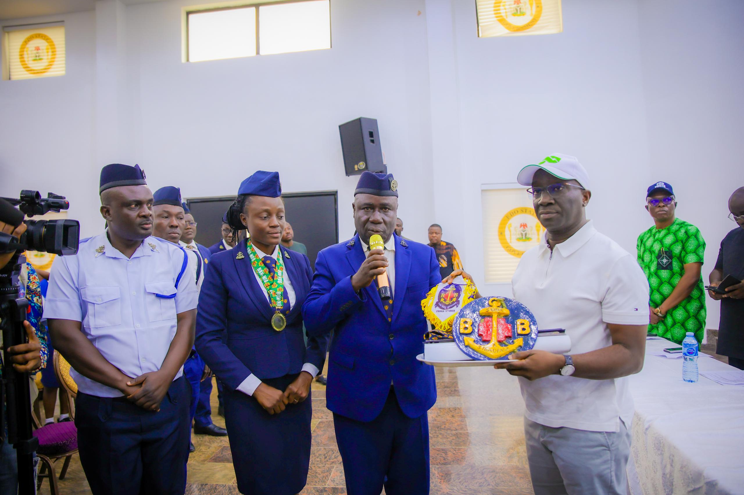 Boy’s Brigade Commends Gov. Okpebholo’s Reforms, Confers Grand Patron Honour