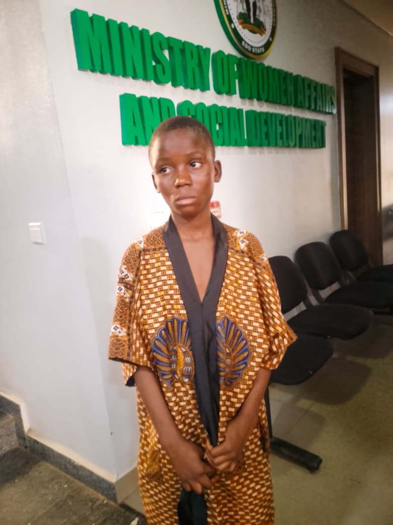 Edo State Ministry Seeks Public Assistance to Reunite 12-Year-Old Girl with Her Family in Lagos