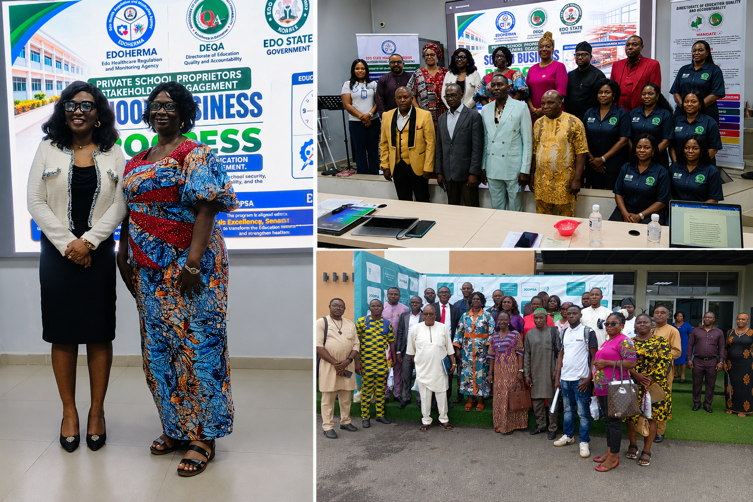 DEQA in Collaboration with EDOHERMA Engage Private School Proprietors on Okpebholo’s Education Agenda