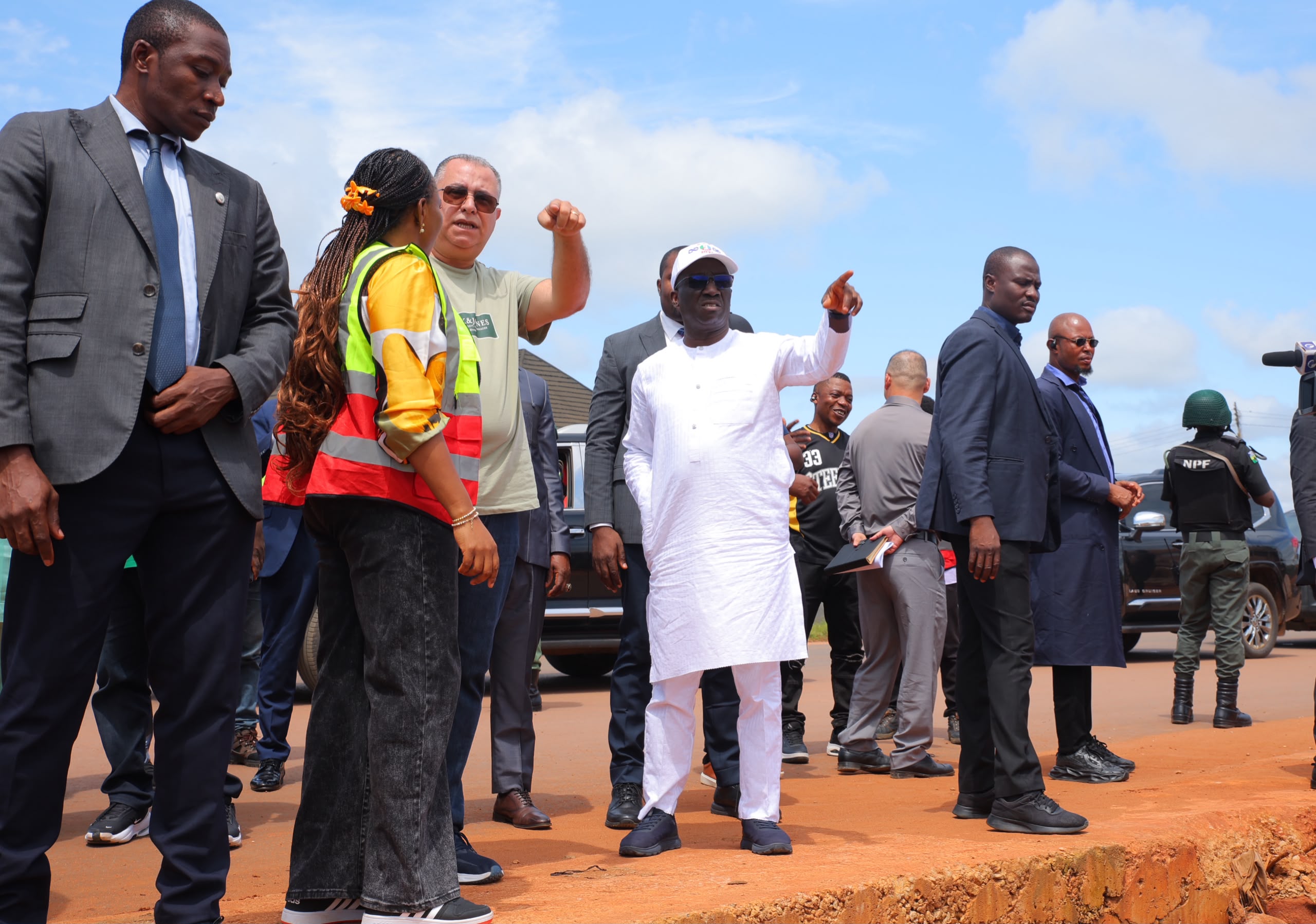 Gov. Okpebholo Inspects Uromi Road Projects, Assures Sustained Funding, Early Completion