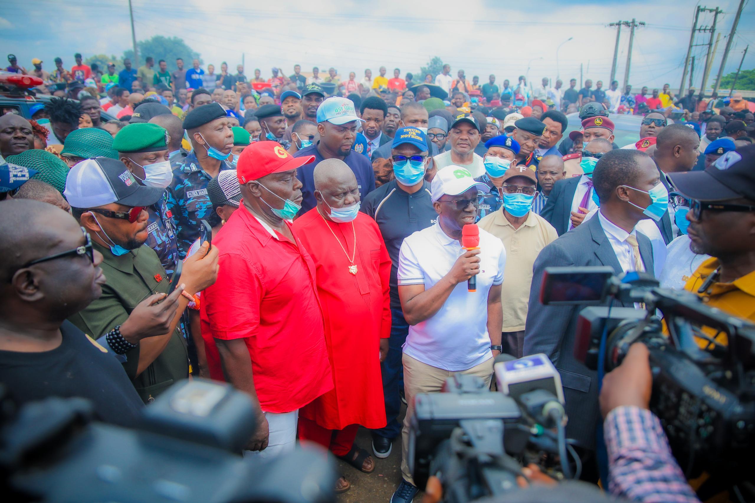 Gov Okpebholo Vows to Rebuild Oluku Market, Support Fire Victims